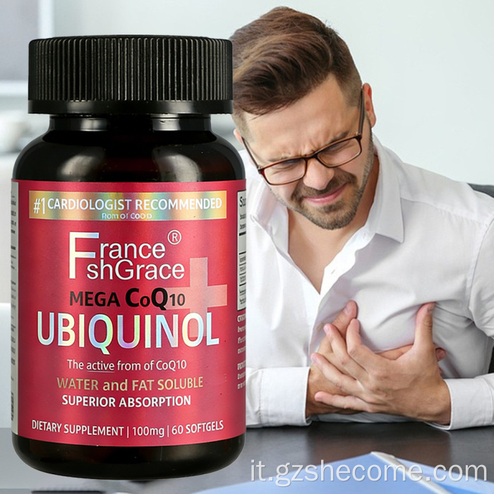 Shecome CoQ10 Integratore naturale di coenzima Q10 per la salute del cuore